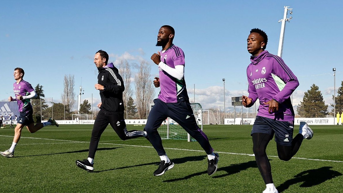 تمرین رئال مادرید پس از برتری برابر ویارئال