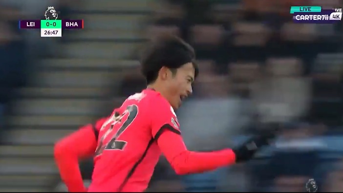 گل اول برایتون به لسترسیتی (سوپرگل میتوما)