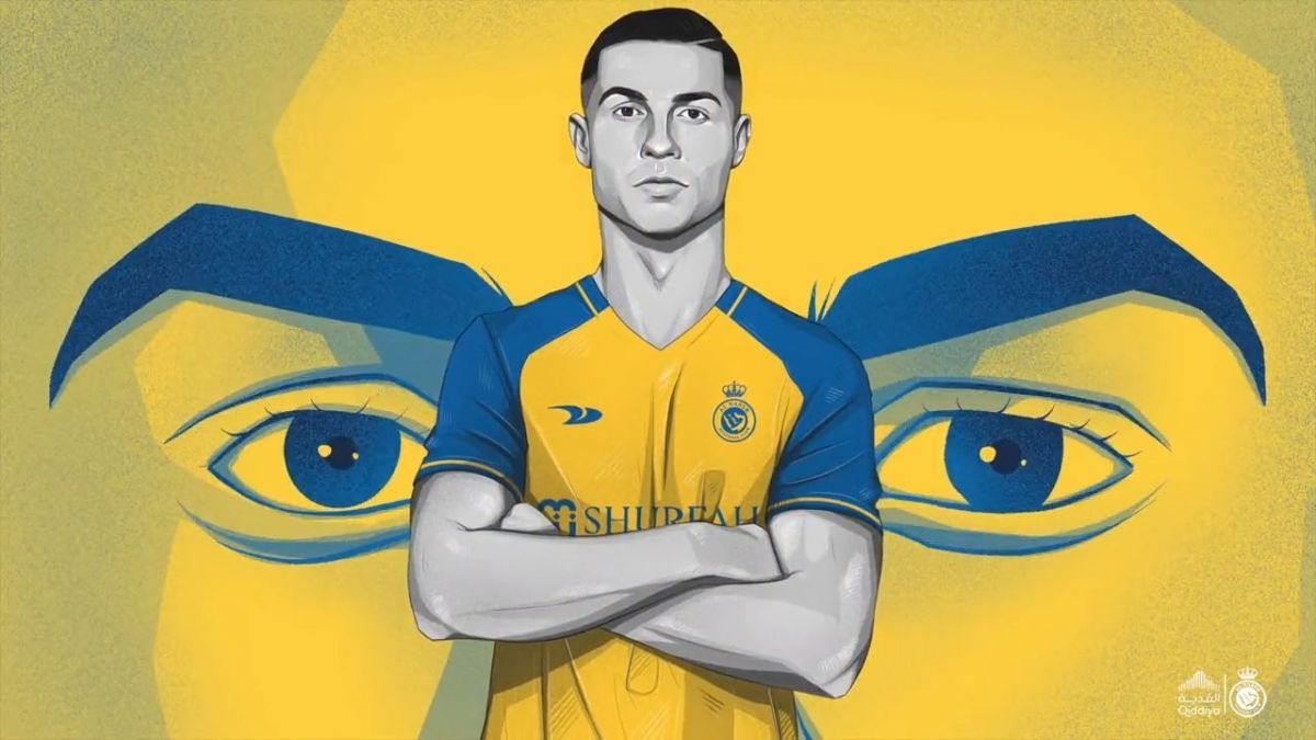 انیمیشن باشگاه النصر به بهانه اولین بازی رونالدو برای این باشگاه مقابل الاتفاق