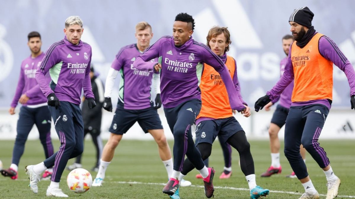 تمرین رئال مادرید برای تقابل با اتلتیکو مادرید در جام حذفی