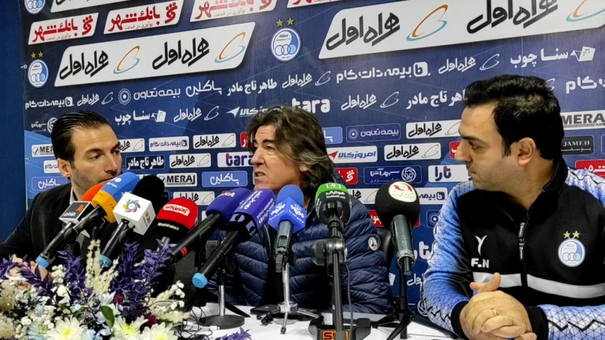 اختصاصی/ کنفرانس خبری ساپینتو قبل از دیدار مقابل ملوان