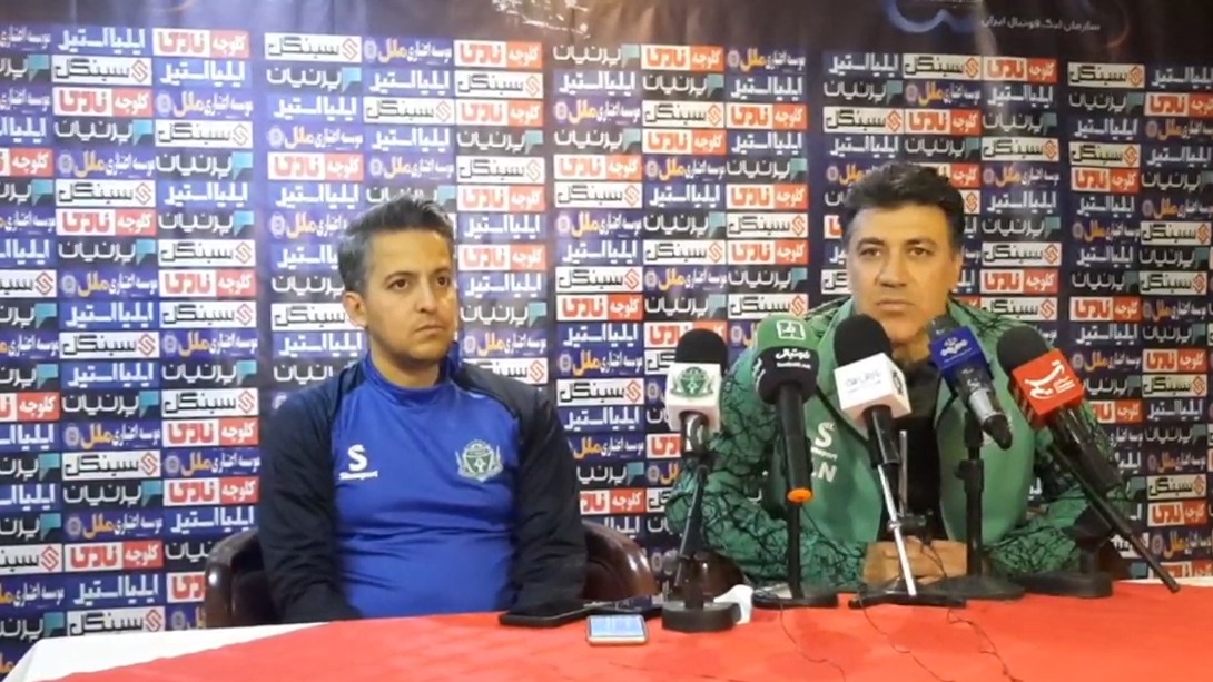 اختصاصی/ کنفرانس خبری قبل از بازی آلومینیوم اراک و صنعت نفت آبادان