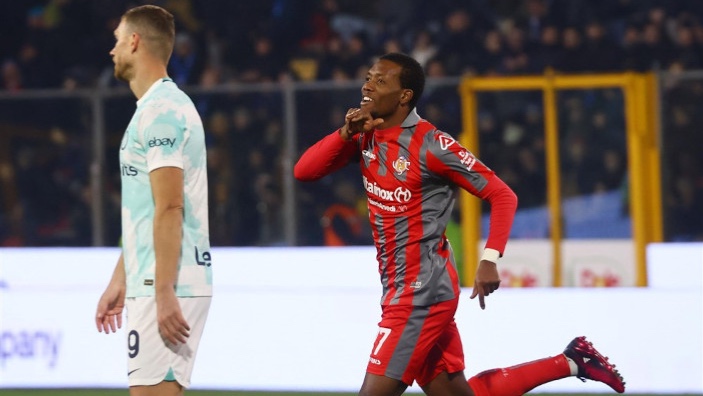 گل اول کرمونزه به اینتر (دیوید اوکرکه)