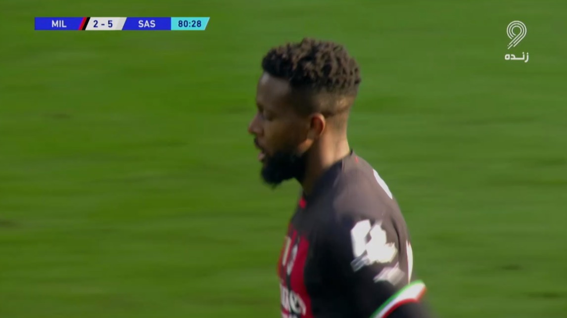 گل دوم میلان به ساسولو (سوپرگل دیووک اوریگی)