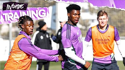 تمرین روز گذشته رئال مادرید (11 بهمن)