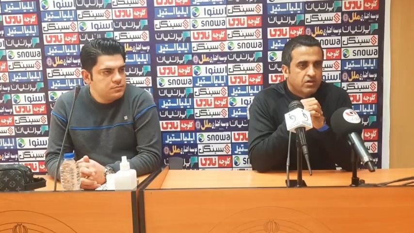 اختصاصی/ صحبت های جلال امیدیان در نشست خبری قبل از بازی پیکان و نفت مسجدسلیمان