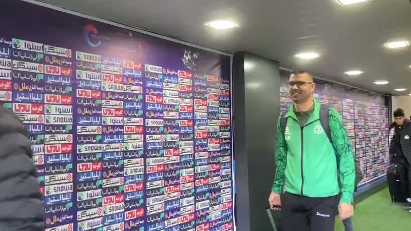 اختصاصی/ ورود تیم آلومینیوم اراک به ورزشگاه برای بازی با پرسپولیس