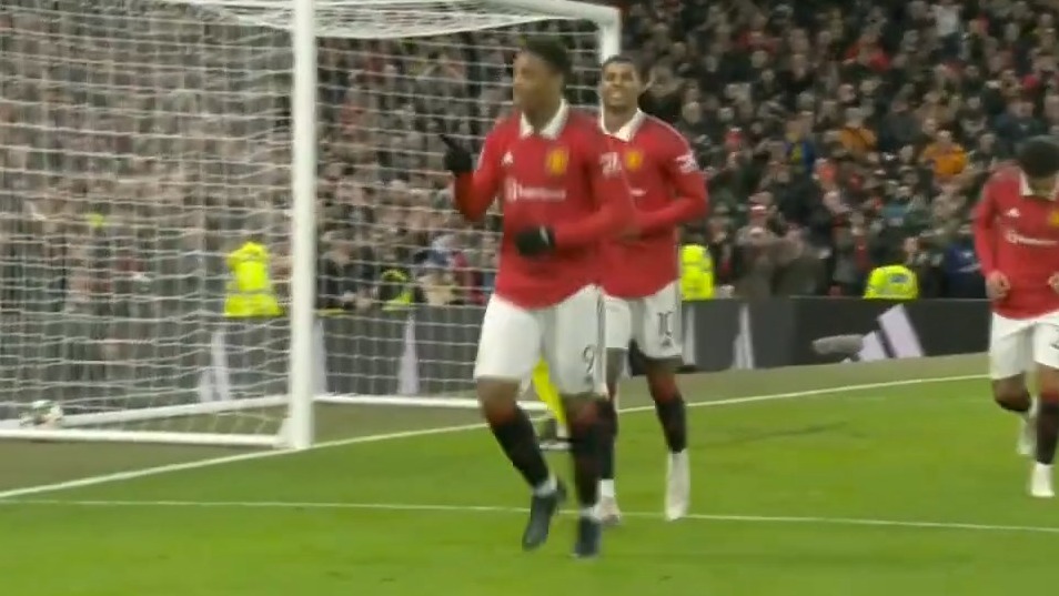 گل اول منچستریونایتد به ناتینگهام فارست (مارسیال)