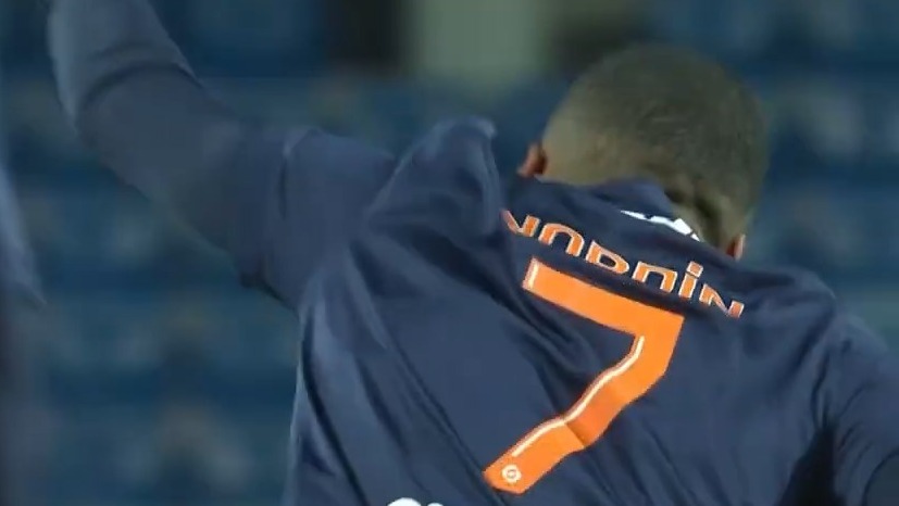 گل اول مون پلیه به پاری سن ژرمن (نوردین)