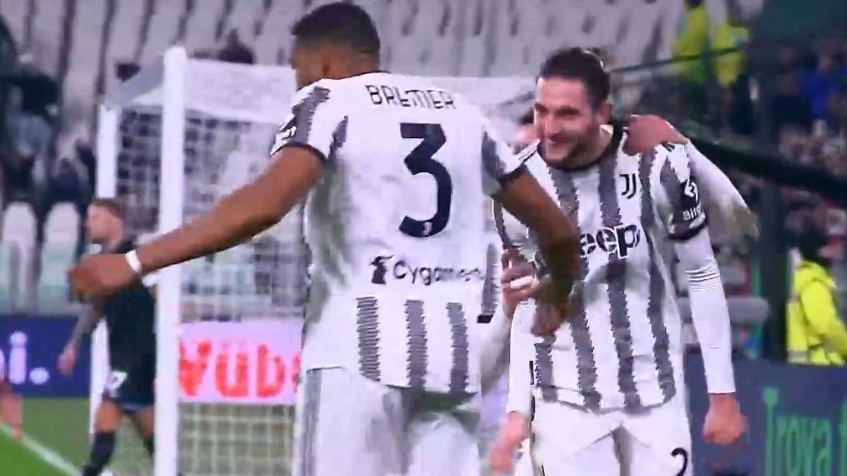 گل اول یوونتوس به لاتزیو (برمر)