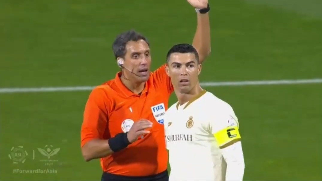 گل کریستیانو رونالدو مقابل الفتح که مردود اعلام شد