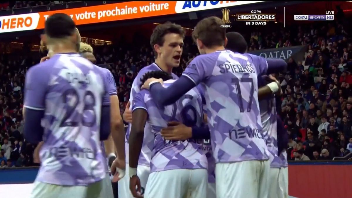 گل اول تولوز به پاری سن ژرمن (ون دن بومن)