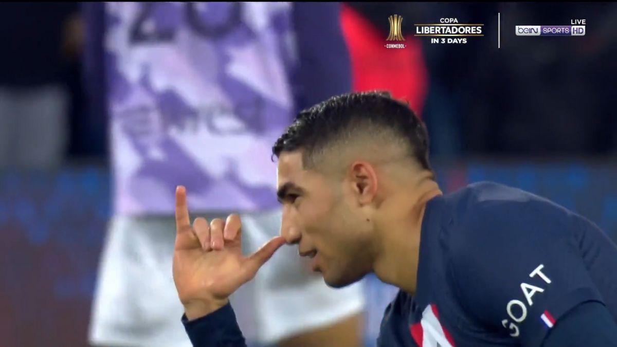 گل اول پاری سن ژرمن به تولوز (شوت زیبای اشرف حکیمی)