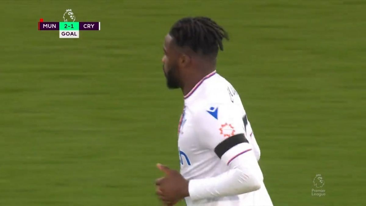 گل اول کریستال پالاس به منچستریونایتد (جفری شلوپ)