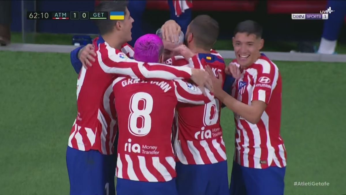 گل اول اتلتیکو مادرید به ختافه (آنخل کوره آ)