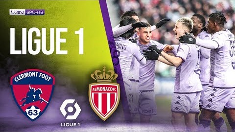 خلاصه بازی کلرمون 0-2 موناکو