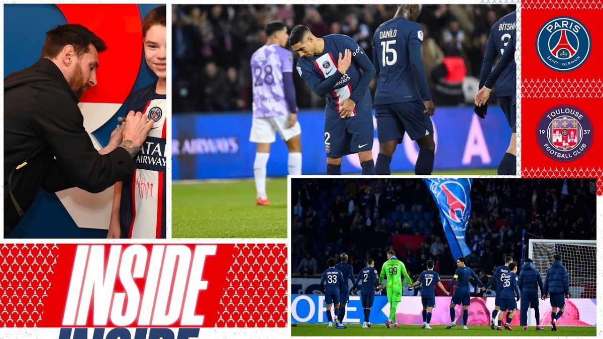 حواشی بازی پاری سن ژرمن 2-1 تولوز از زاویه دوربین باشگاه پی اس جی