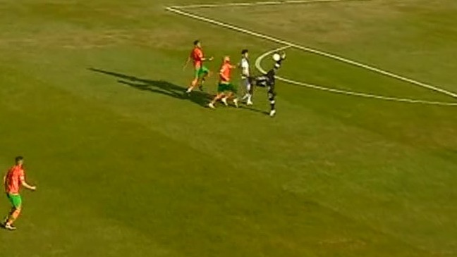 دفع توپ جالب حامد لک مقابل آلومینیوم اراک به سبک هیگوئیتا