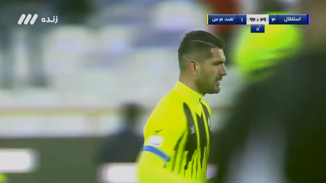 گل اول نفت مسجدسلیمان به استقلال (میلاد شیخ سلیمانی)