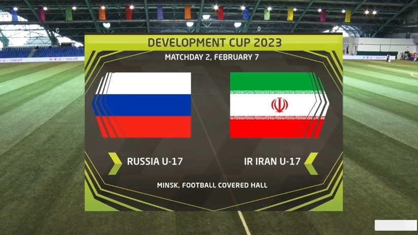 خلاصه بازی تیم ملی زیر ۱۷ سال ایران و روسیه