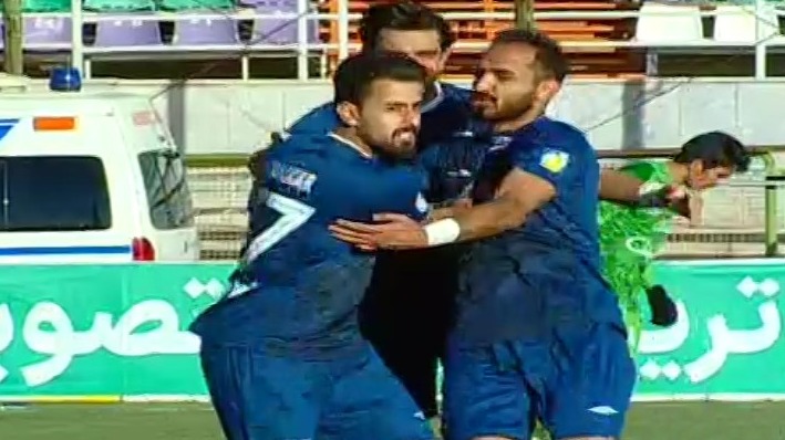 گل اول ملوان به ذوب آهن (سهیل فداکار)