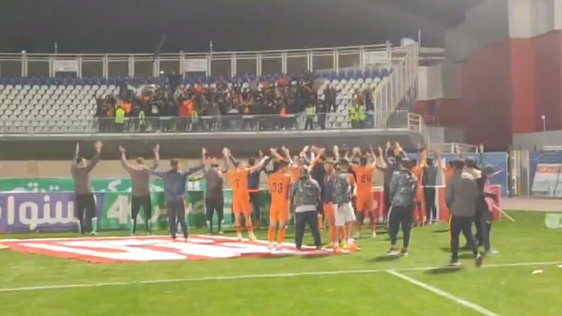 اختصاصی/ خوشحالی بازیکنان و هواداران تیم مس کرمان بعد از بازی با تیم گل گهر سیرجان