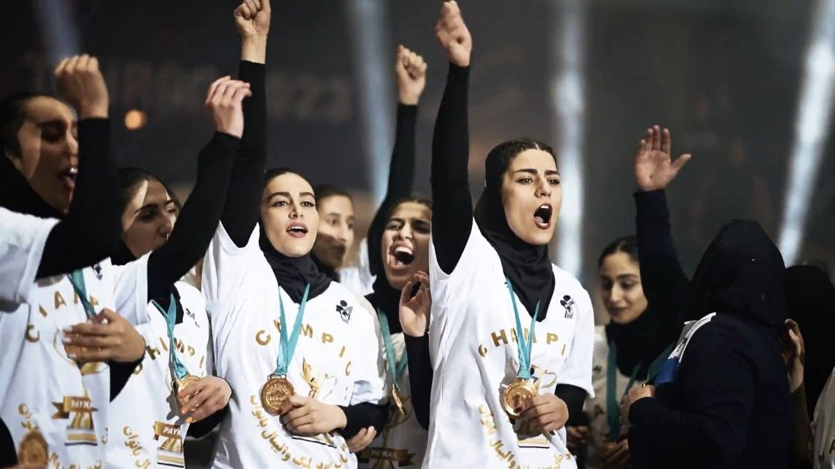 اختتامیه لیگ برتر والیبال زنان از زاویه دوربین فدراسیون والیبال