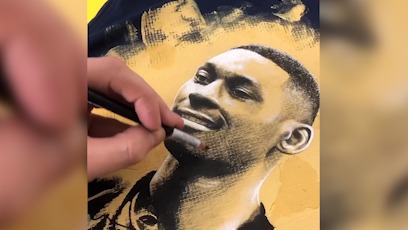 طراحی چهره جذاب از کولو موآنی روی پیراهن تیم فرانسه