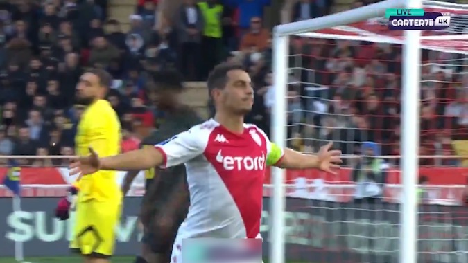 گل دوم موناکو به پاری سن ژرمن (وسام بن یدر)