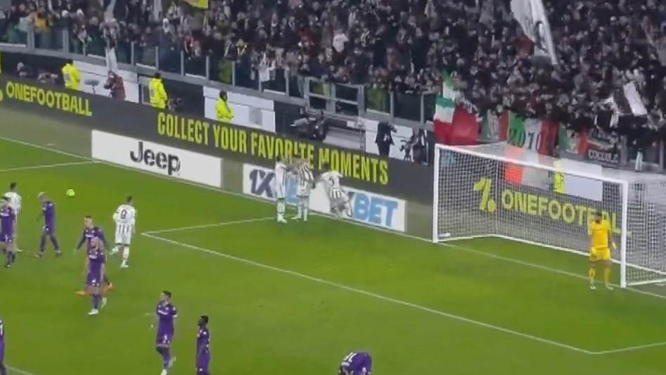 گل اول یوونتوس به فیورنتینا (رابیو)