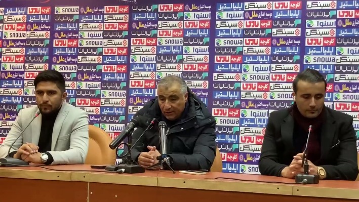اختصاصی/ کنفرانس خبری ساکت الهامی سرمربی هوادار در پایان بازی با پرسپولیس