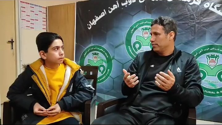 نوجوان اصفهانی مهمان ویژه تمرین ذوب آهن