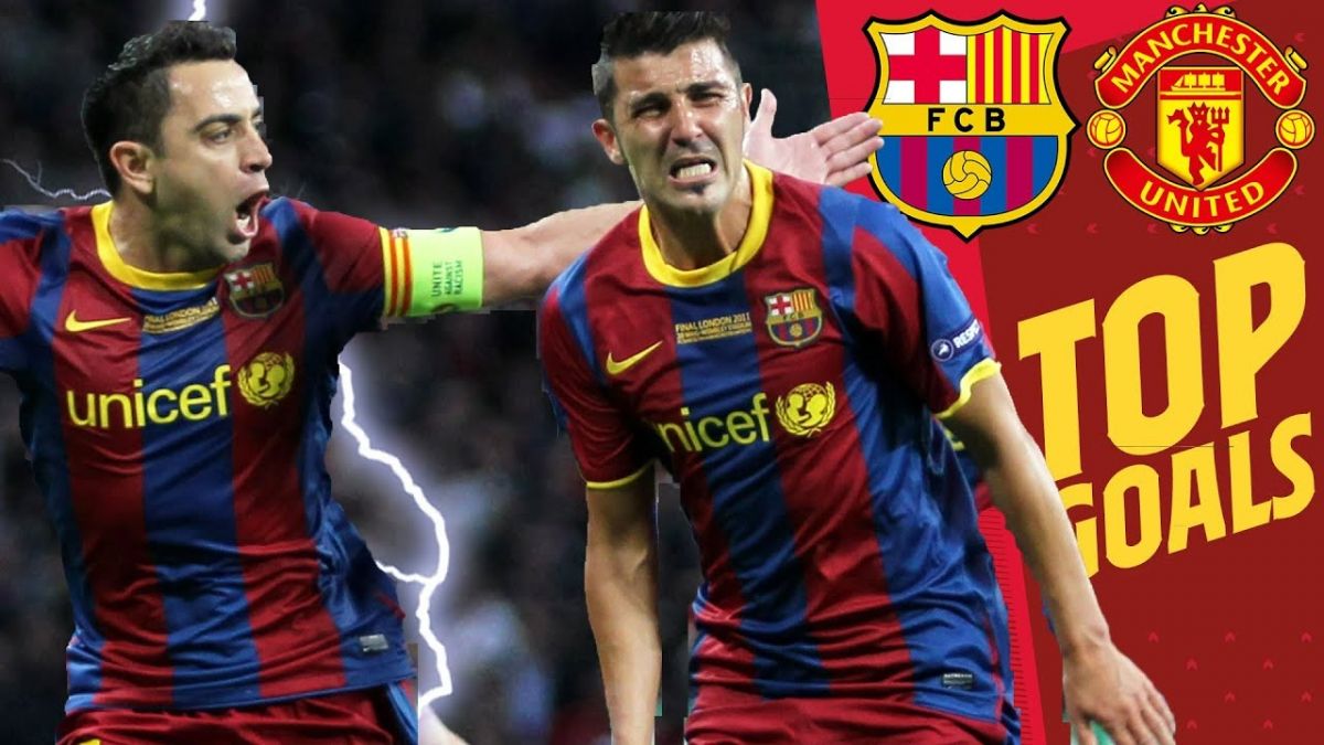 گلهای برتر بارسلونا در تقابل با منچستریونایتد