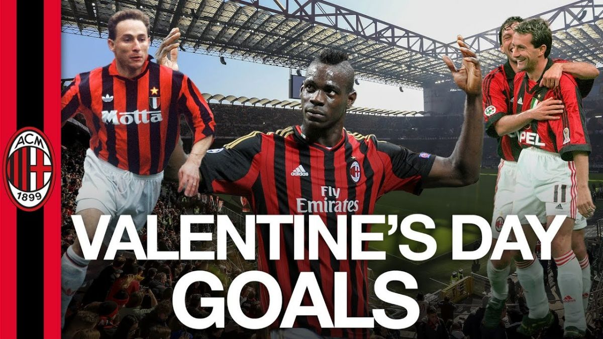 گلهای برتر تاریخ میلان در روز ولنتاین