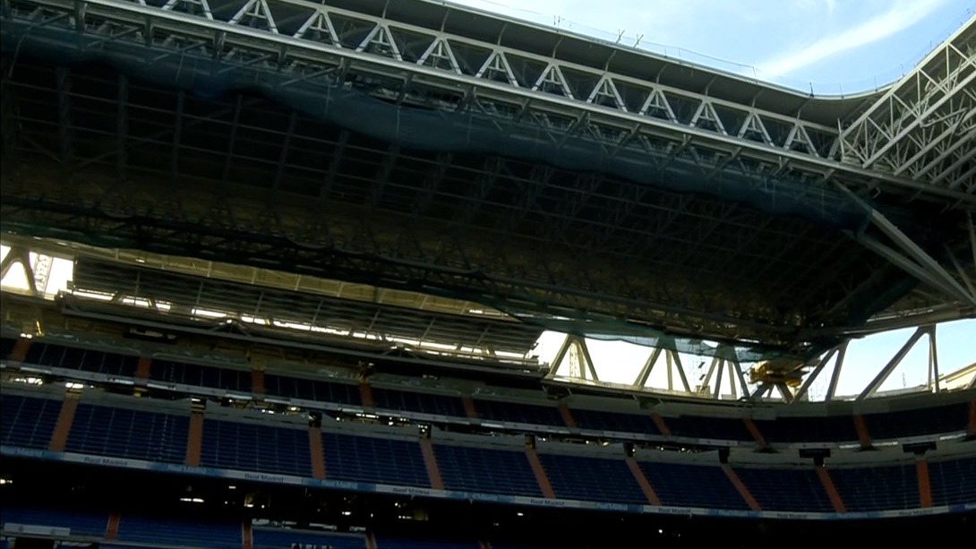 ورزشگاه سانتیاگو برنابئو ساعاتی پیش از دیدار حساس رئال مادرید و الچه