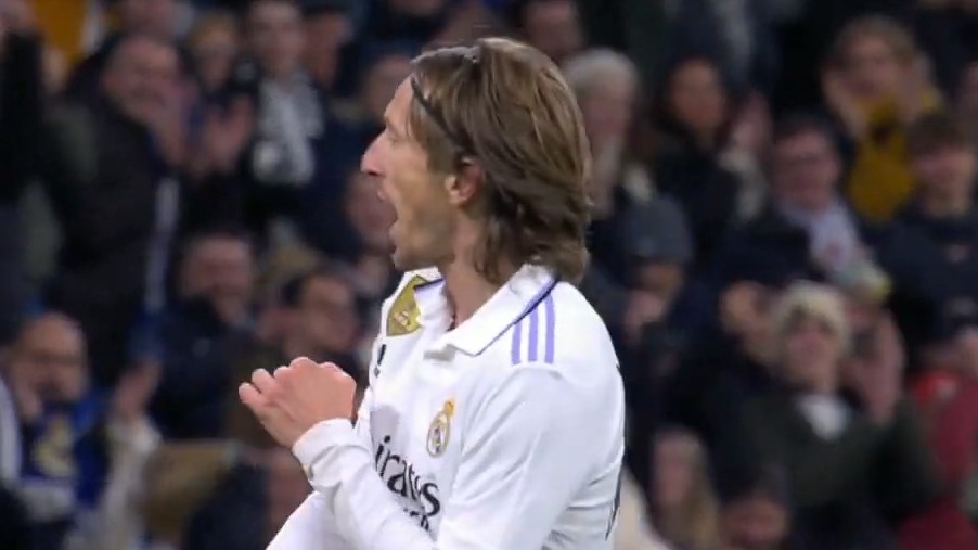 گل چهارم رئال مادرید به الچه (گل زیبای مودریچ)