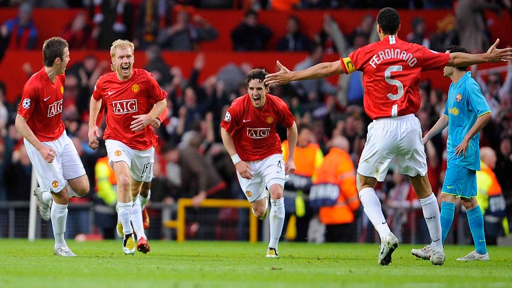 خلاصه بازی کلاسیک منچستریونایتد 1-0 بارسلونا (نیمه نهایی لیگ قهرمانان اروپا 08-2007)