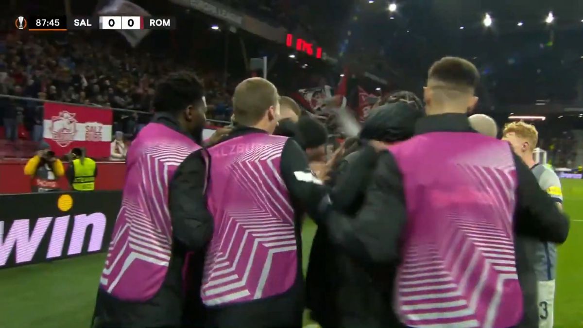 گل اول سالزبورگ به رم ( نیکولاس)