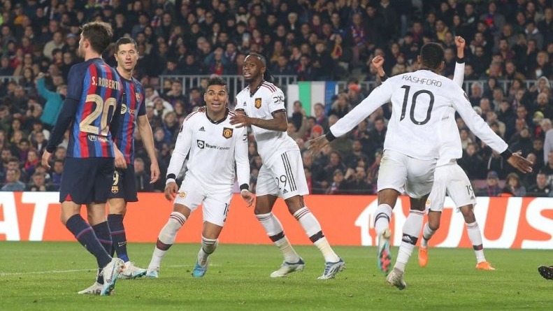 خلاصه بازی بارسلونا ۲-۲ منچستریونایتد