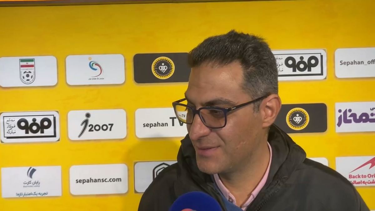 اختصاصی/ مصاحبه فتاحی سرپرست سپاهان پس از برتری مقابل زنیت