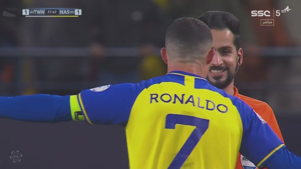 گل دوم النصر عربستان به التعاون با دومین پاس گل رونالدو