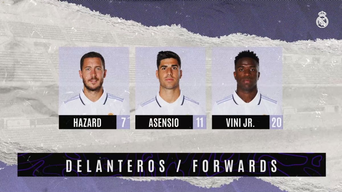 اسامی بازیکنان رئال مادرید برای تقابل با اوساسونا