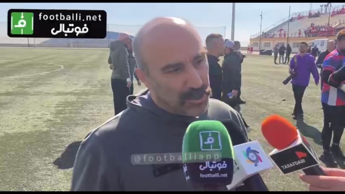 اختصاصی/ صحبت های محسن تنابنده در حاشیه دیدار خیرخواهانه ستارگان هنر ایران و ستارگان فوتبال