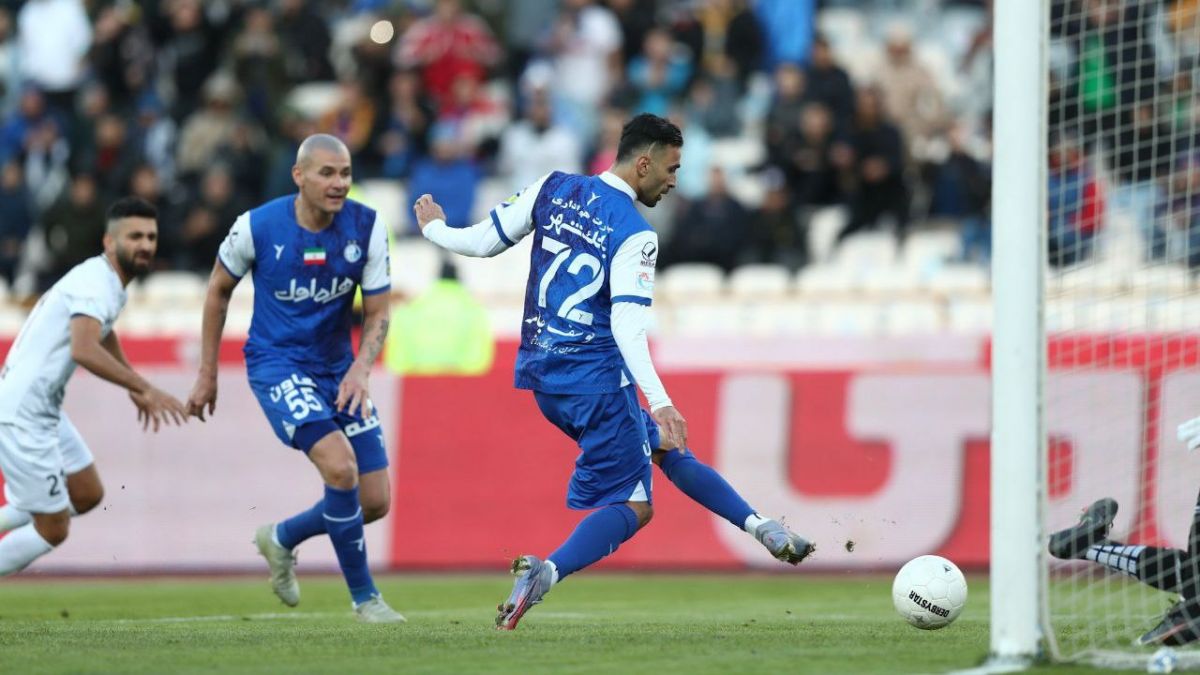 گل اول استقلال به ملوان (ارسلان مطهری)