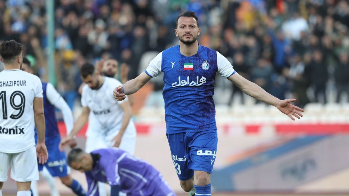 گل دوم استقلال به ملوان (آرمان رمضانی)