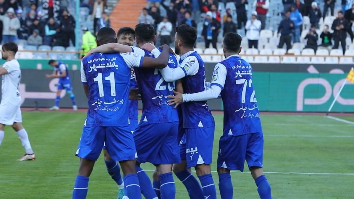 گل های استقلال مقابل ملوان در جام حذفی از زاویه دوربین فوتبالی
