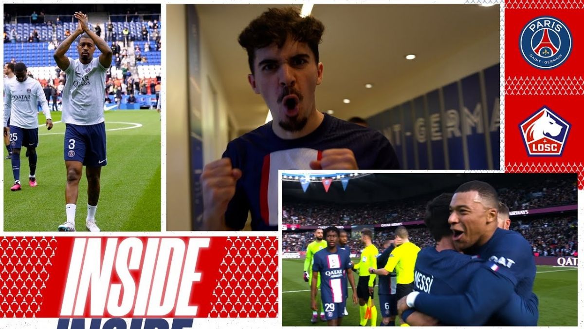 حواشی بازی پاری سن ژرمن 4-3 لیل از زاویه دوربین باشگاه  پی اس جی