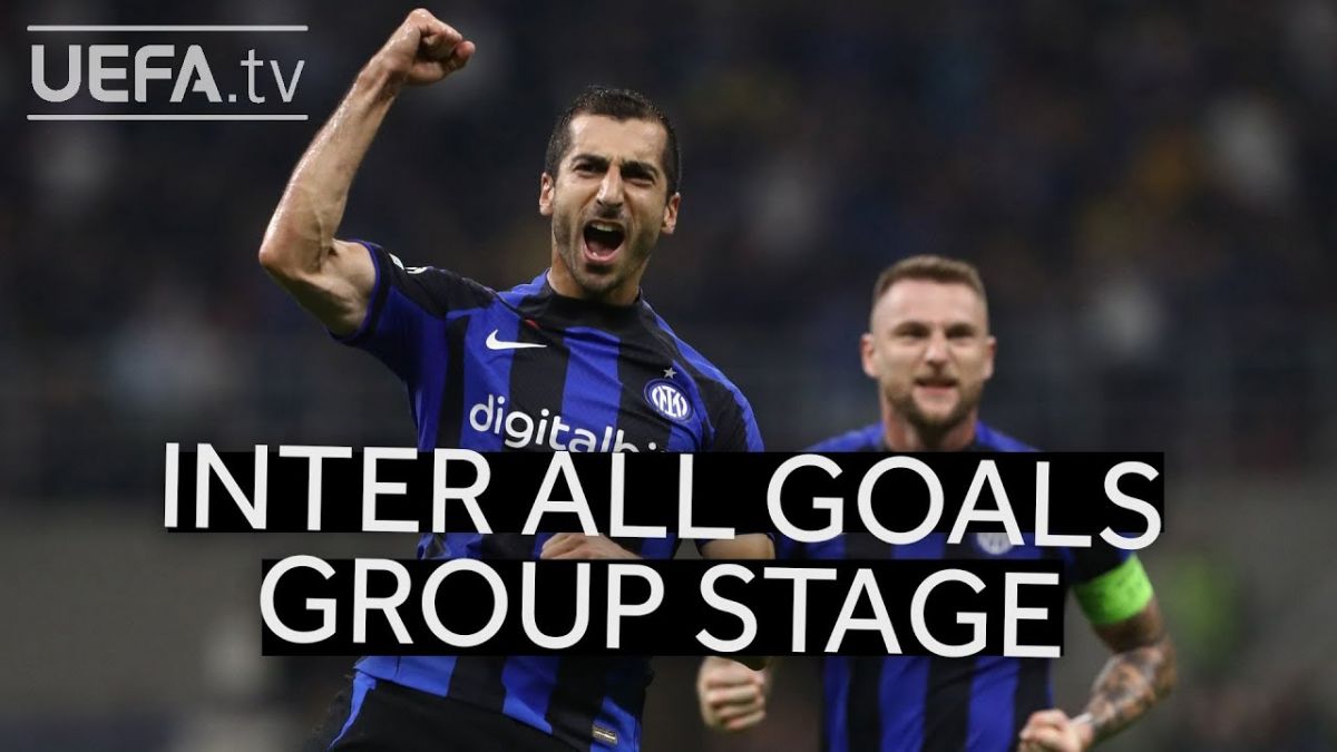 همه گلهای اینتر در مرحله گروهی لیگ قهرمانان اروپا 23-2022