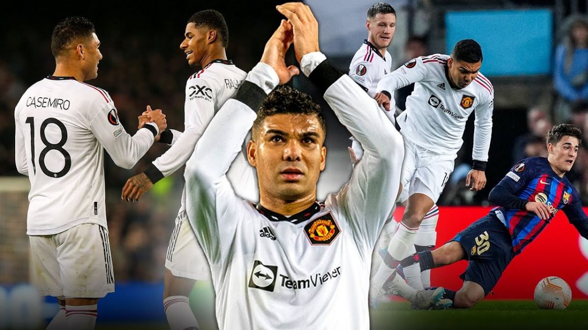 کاسمیرو، تانک منچستریونایتد مقابل بارسلونا