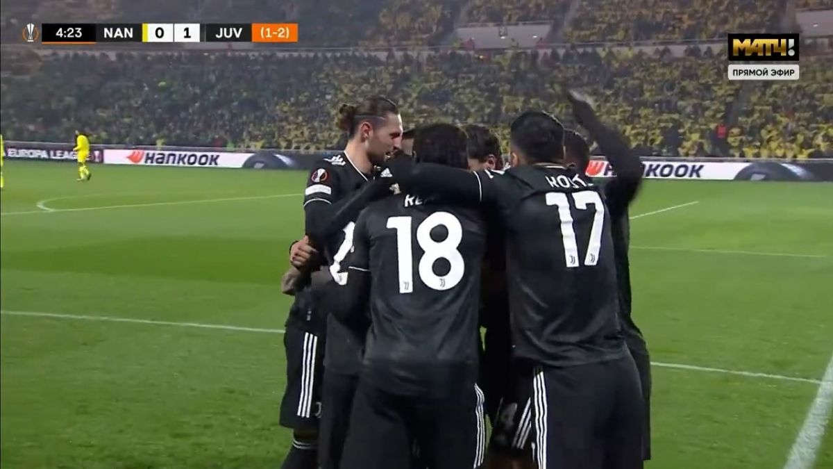 گل اول یوونتوس به نانت (ضربه فنی و تماشایی دی ماریا)